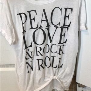 Forever 21 knotted t-shirt